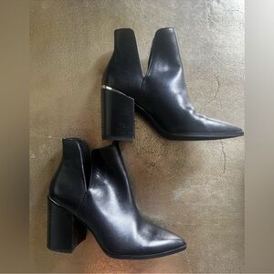Steve Madden Black Heeled Boots